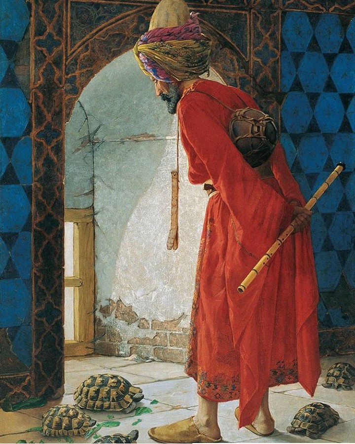 Kaplumbağa Terbiyecisi /Artist : Osman Hamdi Bey