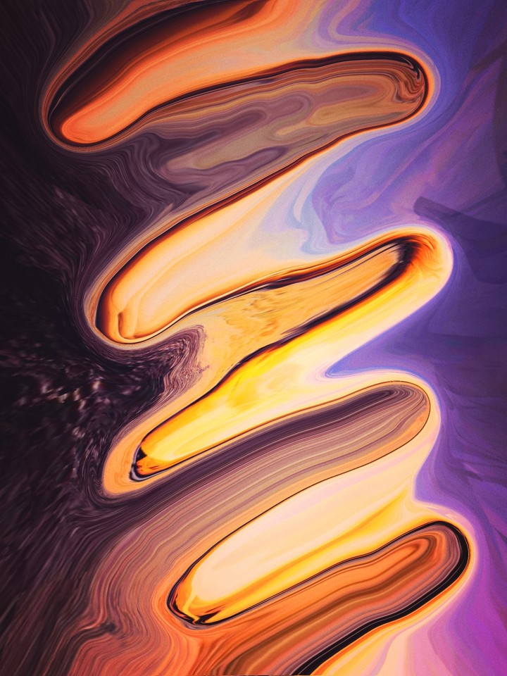 abstract sunset