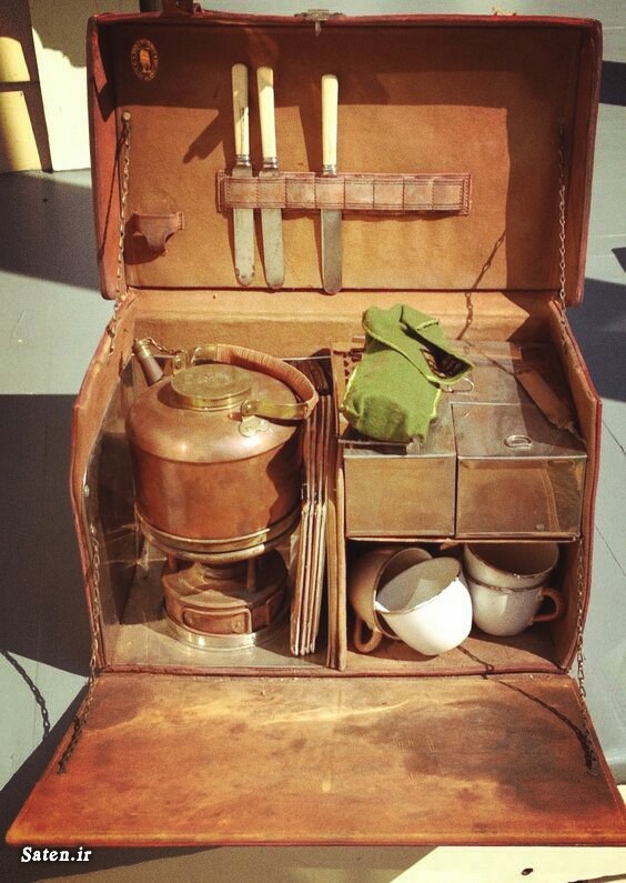 Travel equipment made 100 years ago.