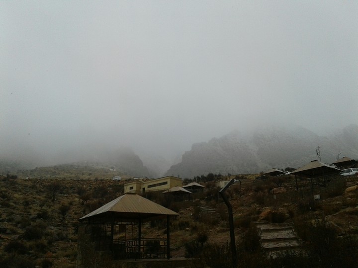 snow&#drak&smog with smoke