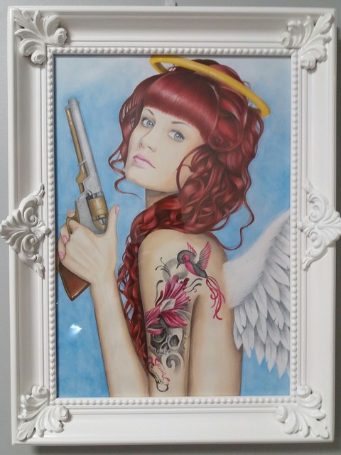 Angel and gun
