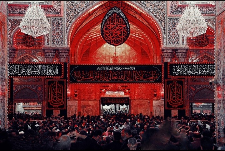 Thank God that we are under the protection of Hussein, the w