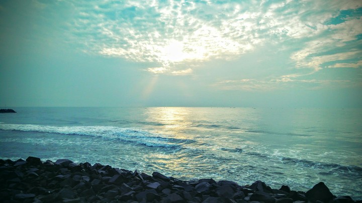 rock beach