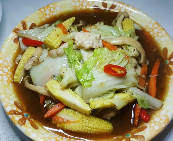 mixed vegetable stire-fried
