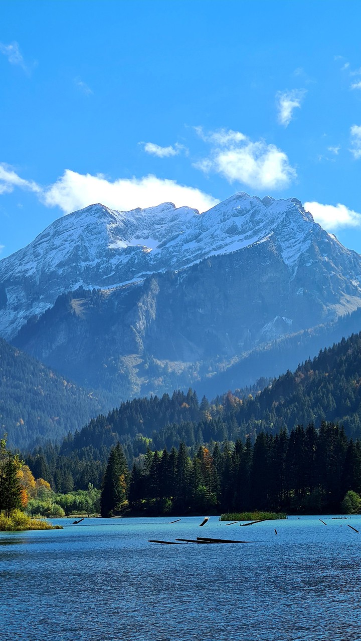 Snowy mountains