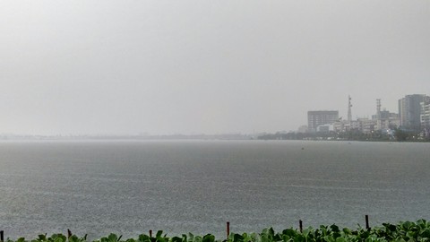 Rainfall in the city
