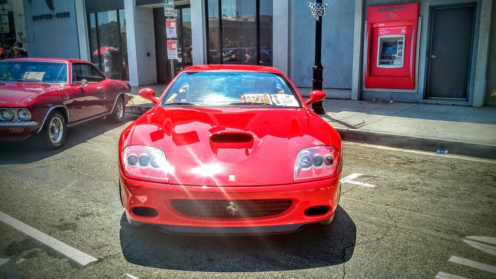 Red Ferrari