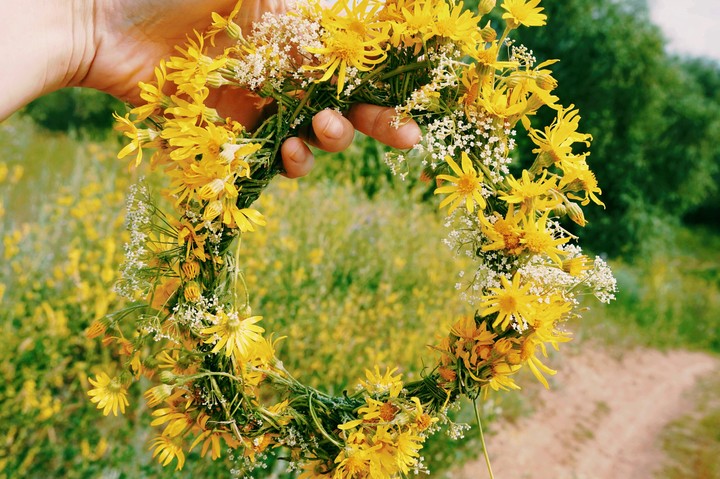 sun wreath