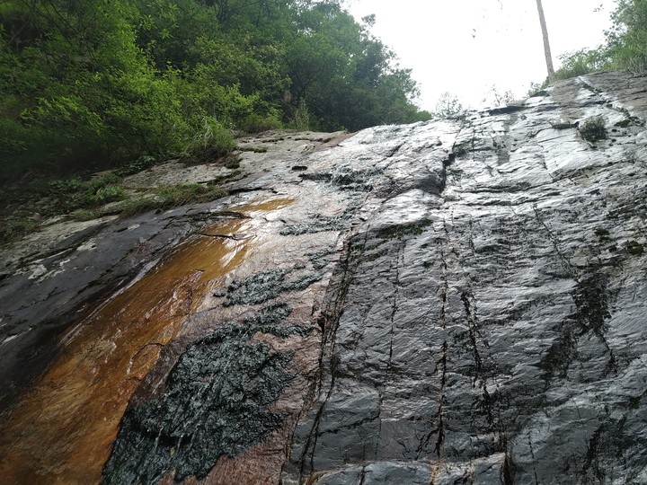 empty waterfall