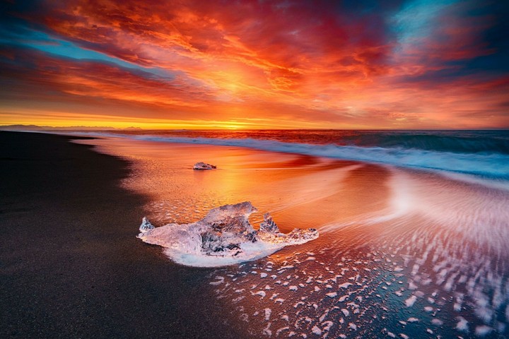 Burning sky