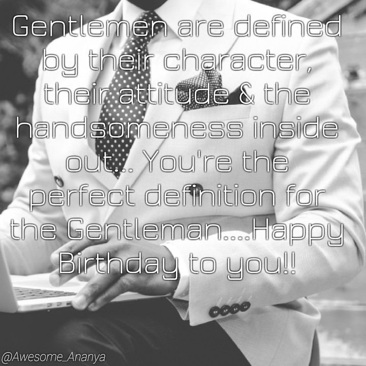 Happy Birthday Mr. Gentleman!! XD