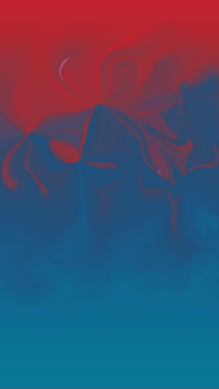 red & blue