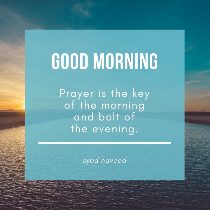 good morning