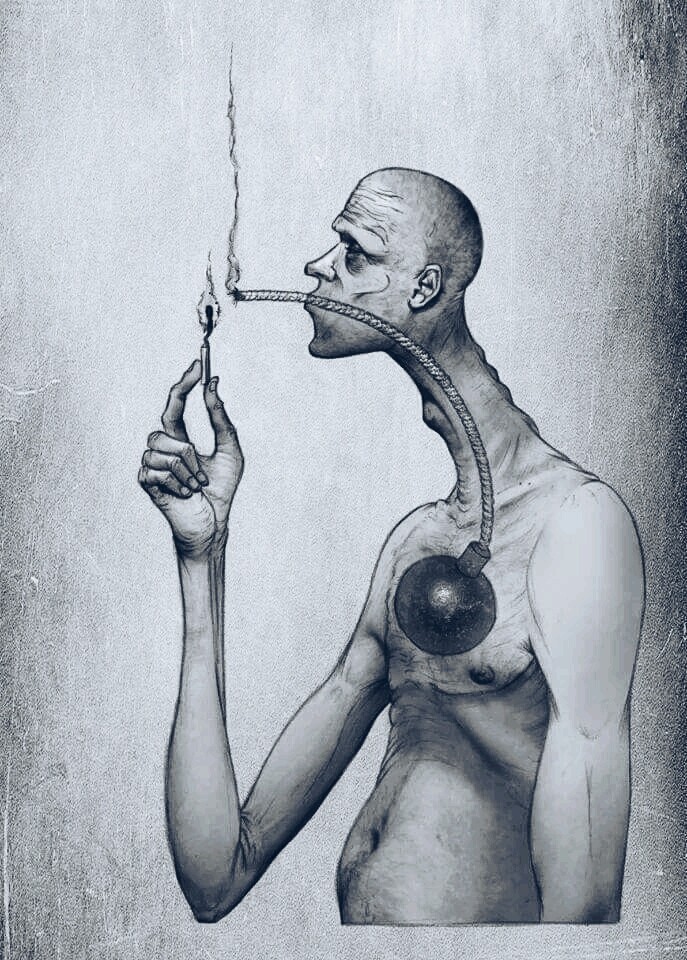 dyeing from smoking