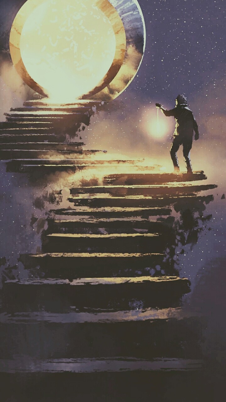 alone in dark