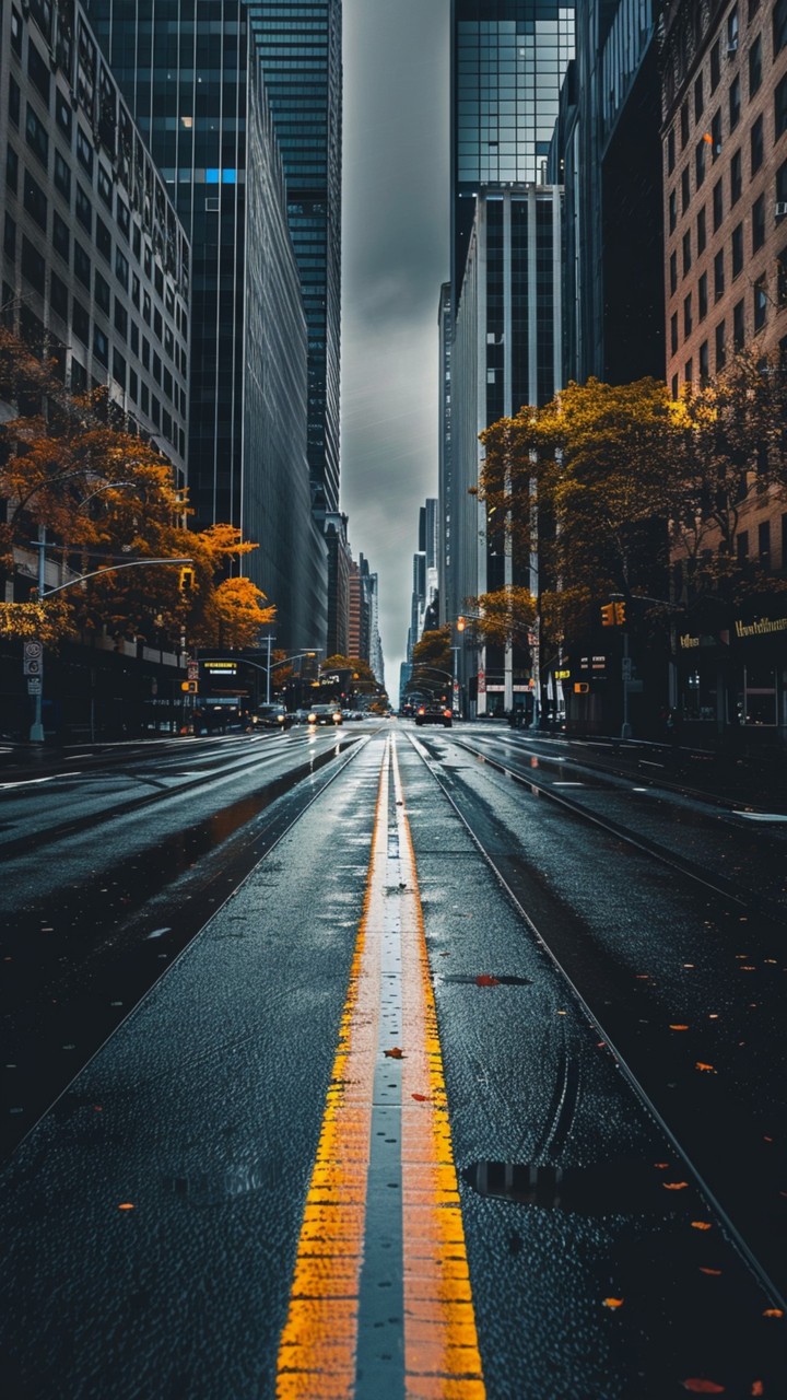 fonds d'écran Thoroughfare, Skyscraper