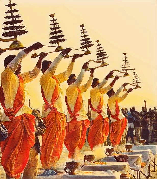 Aarti by the Ganges
