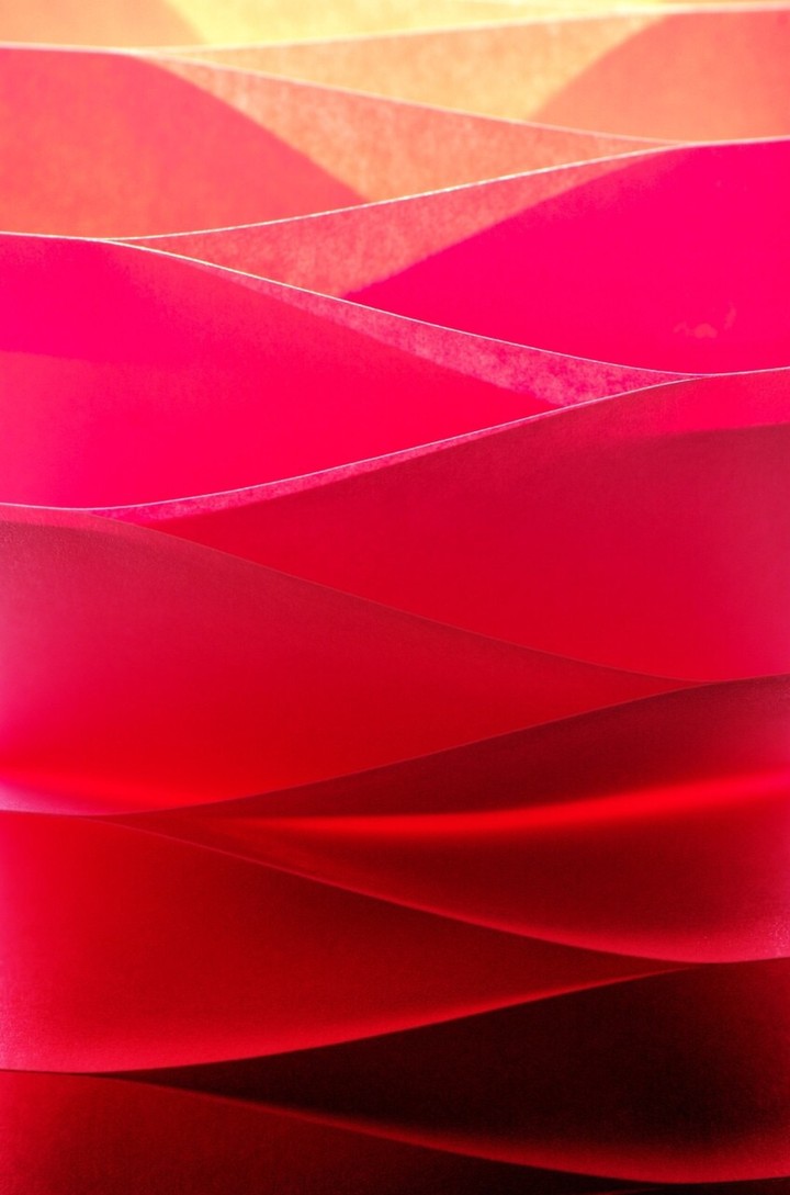 Layers of Red. 