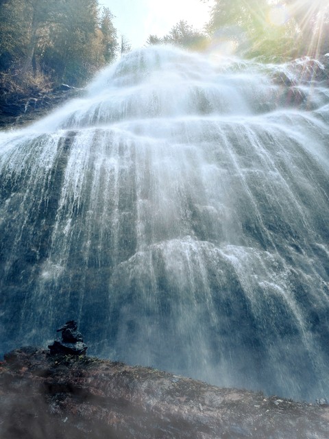 обои waterfall, sky