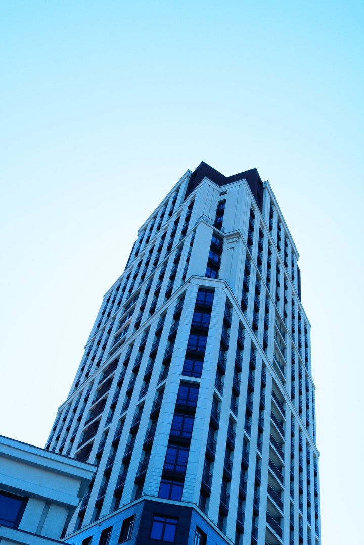 blue house