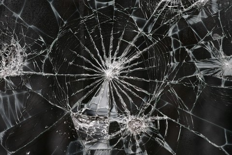 broken glass