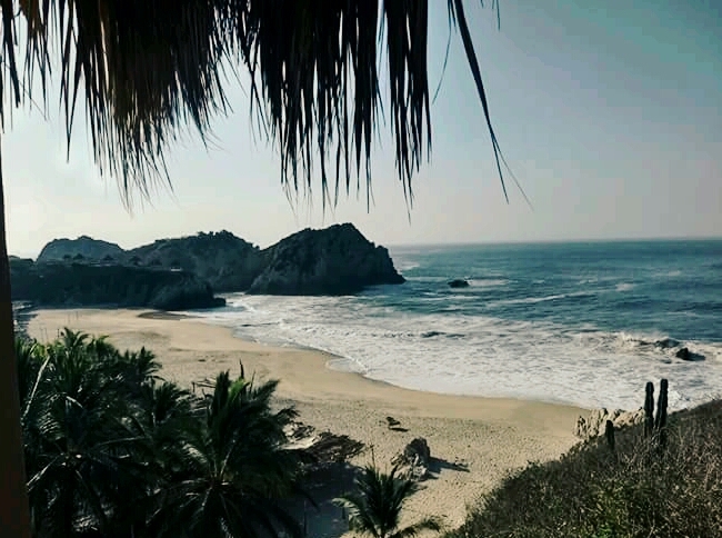#México #Playa #Mar #Azul #Montaña