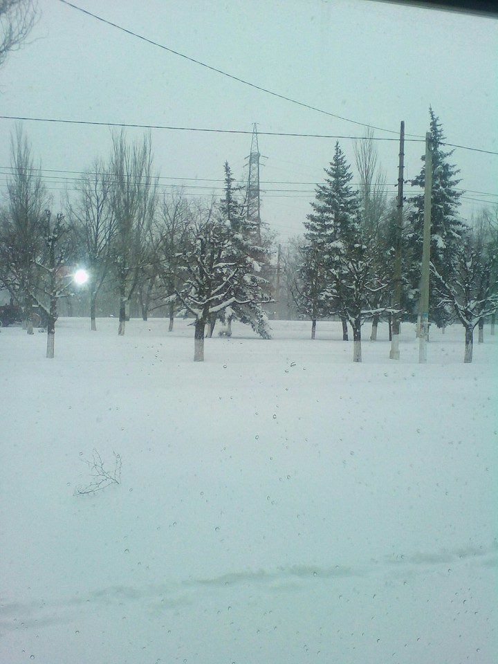 зима в городе