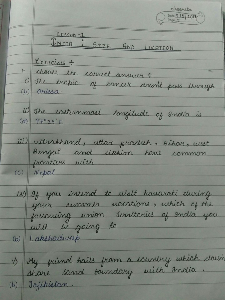 my handwriting