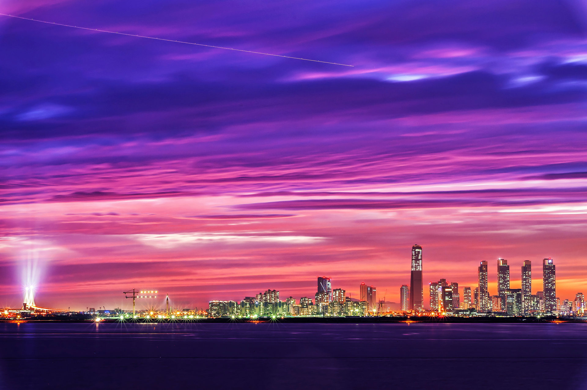 city in the night