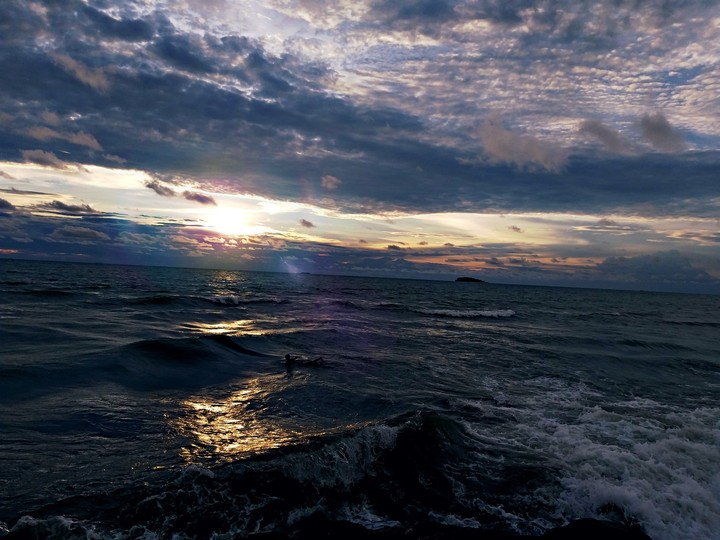 dark sunset