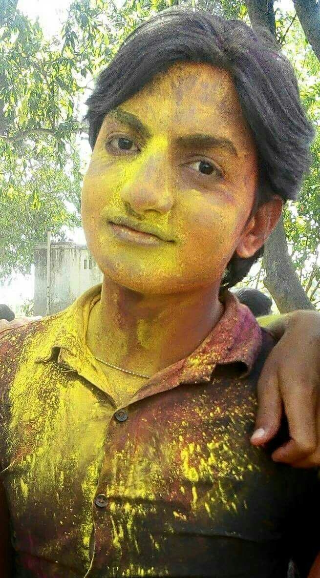 hi I am  Pankaj patel playing Indian festival holi