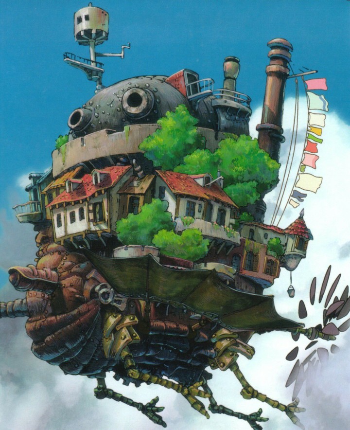 Anime--- Howl's Moving Castle(Ходячий Замок)