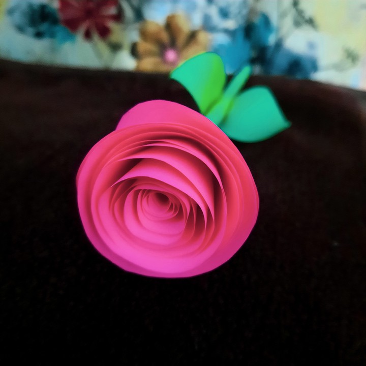 DIY paper rose