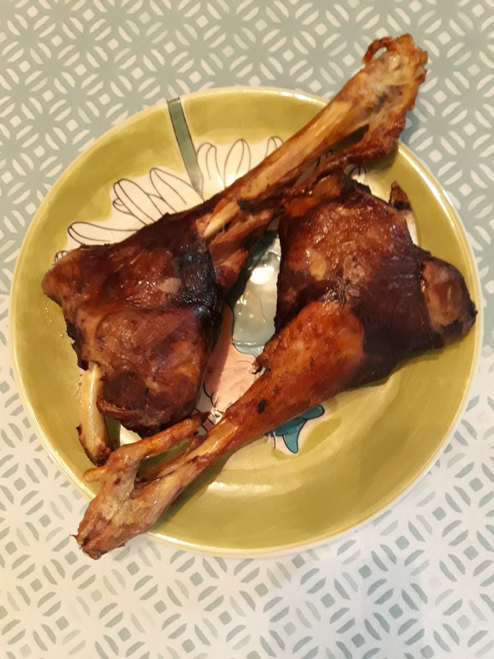 Cordero lechal asado
