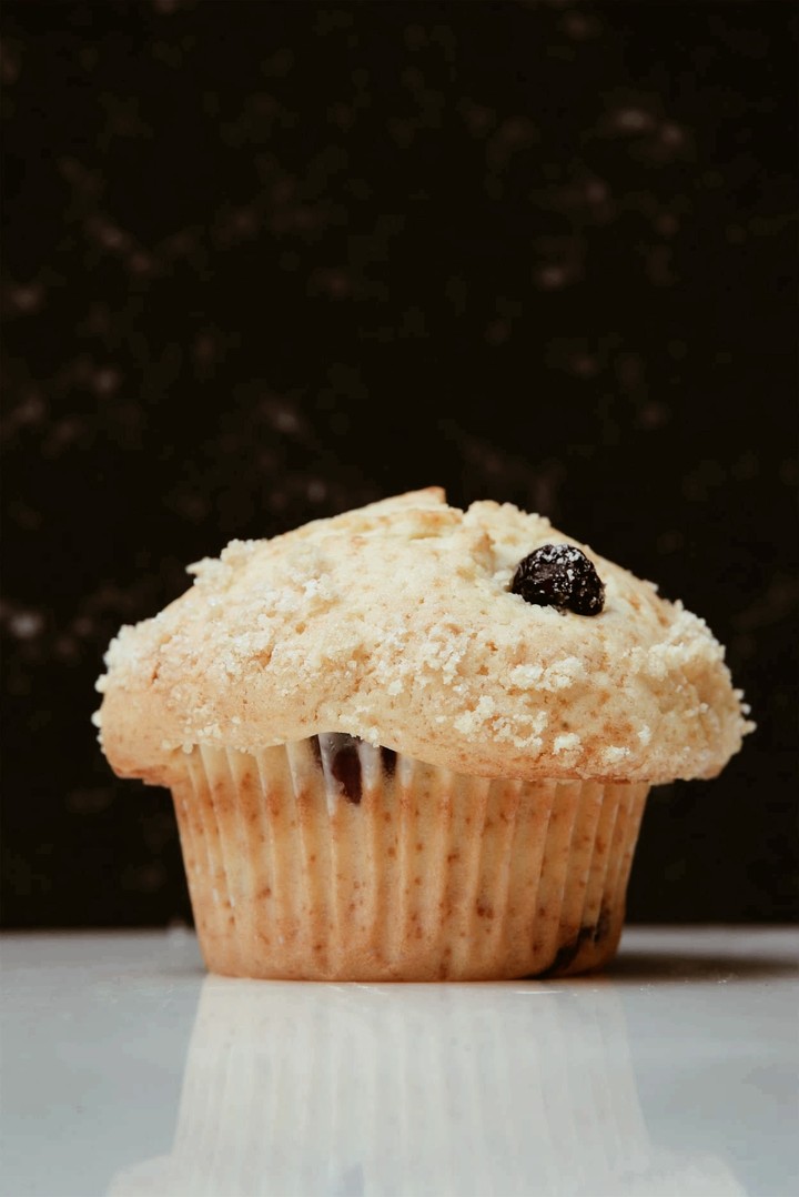 Homemade blueberry muffin