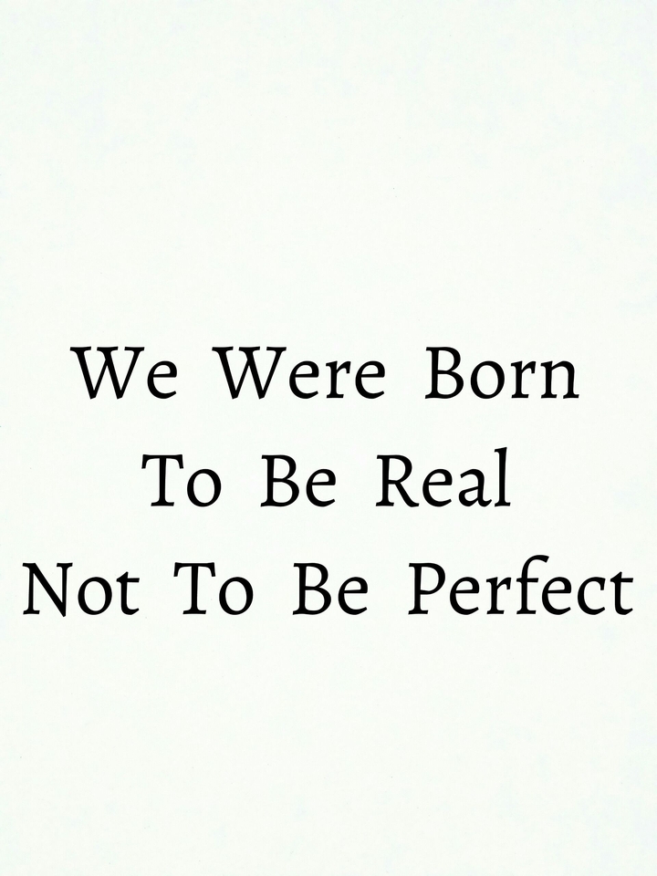 Be perfect...