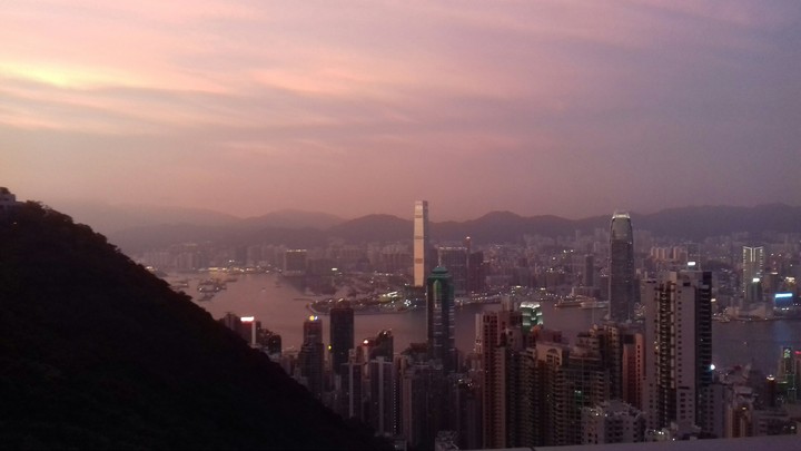 Hong Kong is hot but beautiful