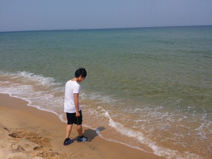 by the sea