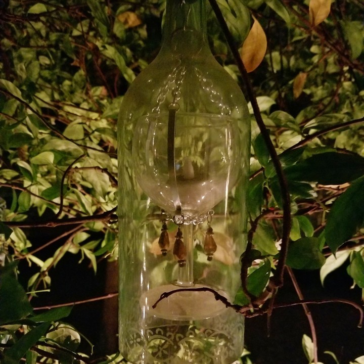 wine bottle chimes