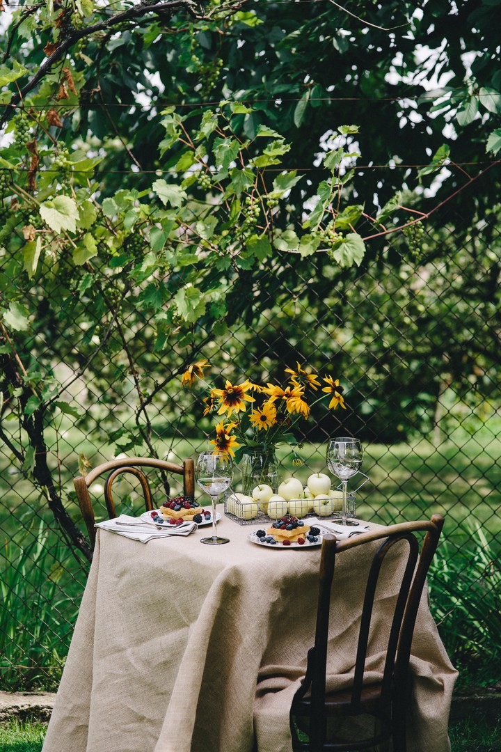 Breakfast Laying Table