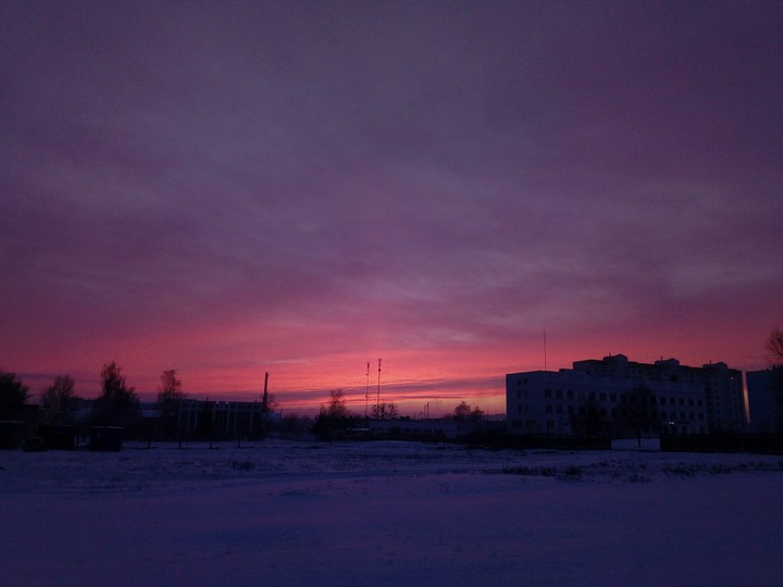 Pink sunset