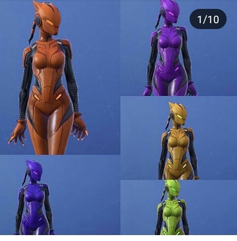 all of the fortnite lynx colours