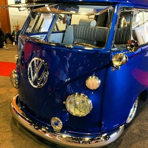 Royal Blue VW Van