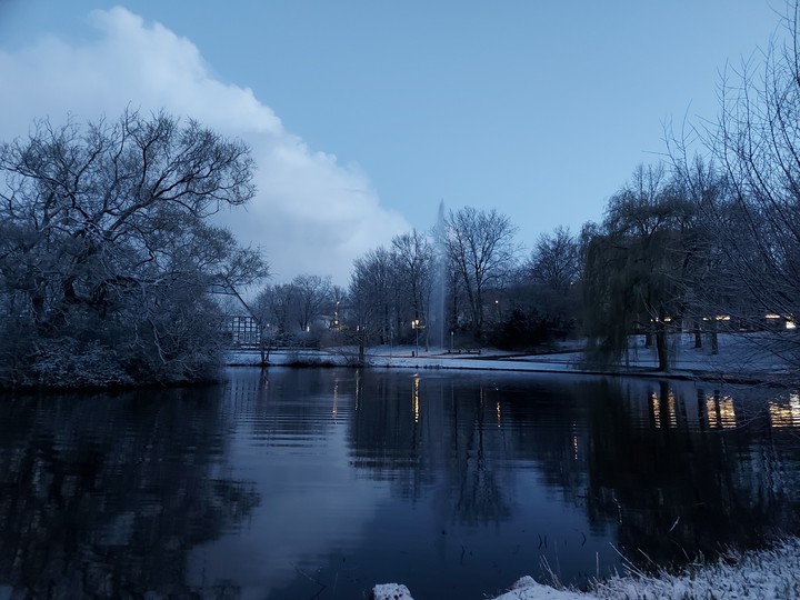 Winter lake