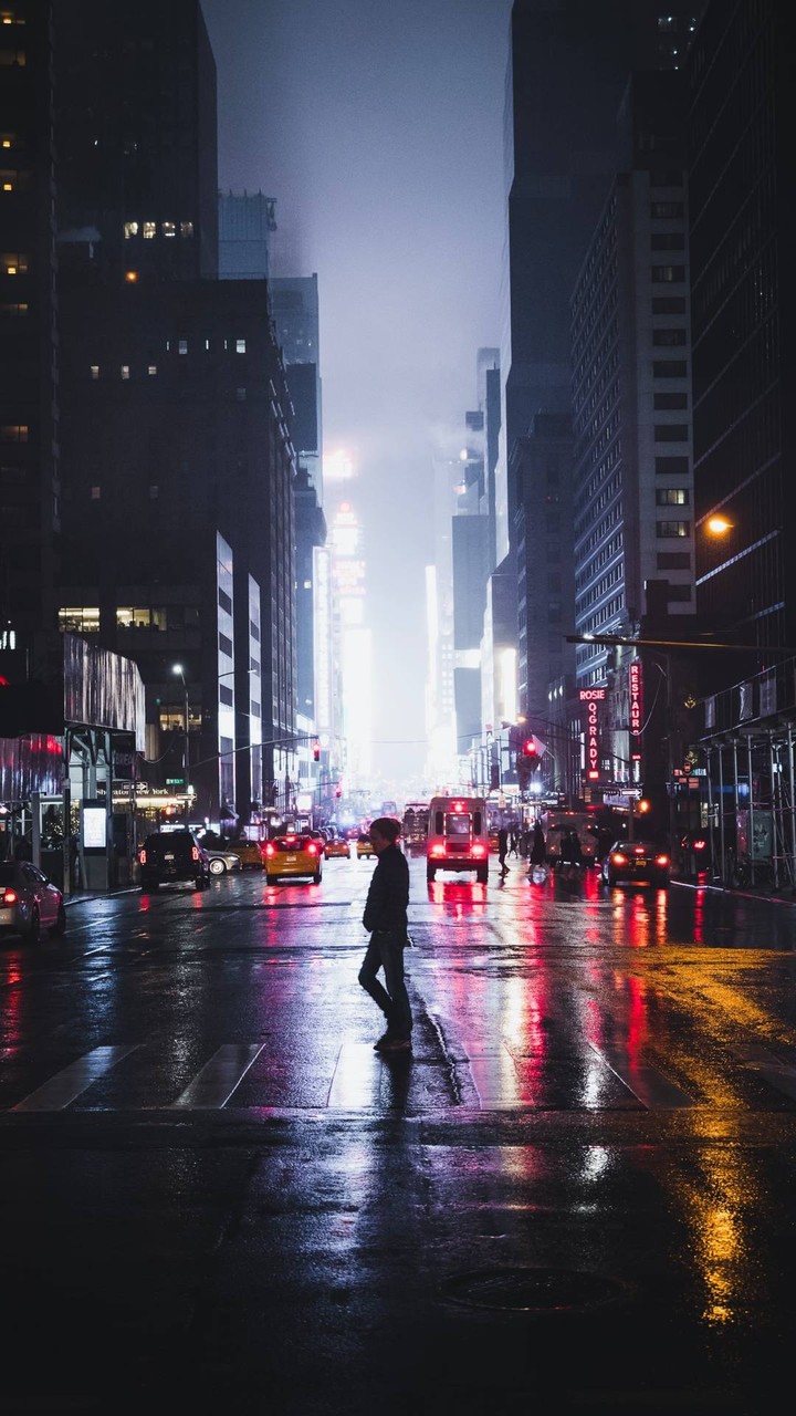 Urban city night