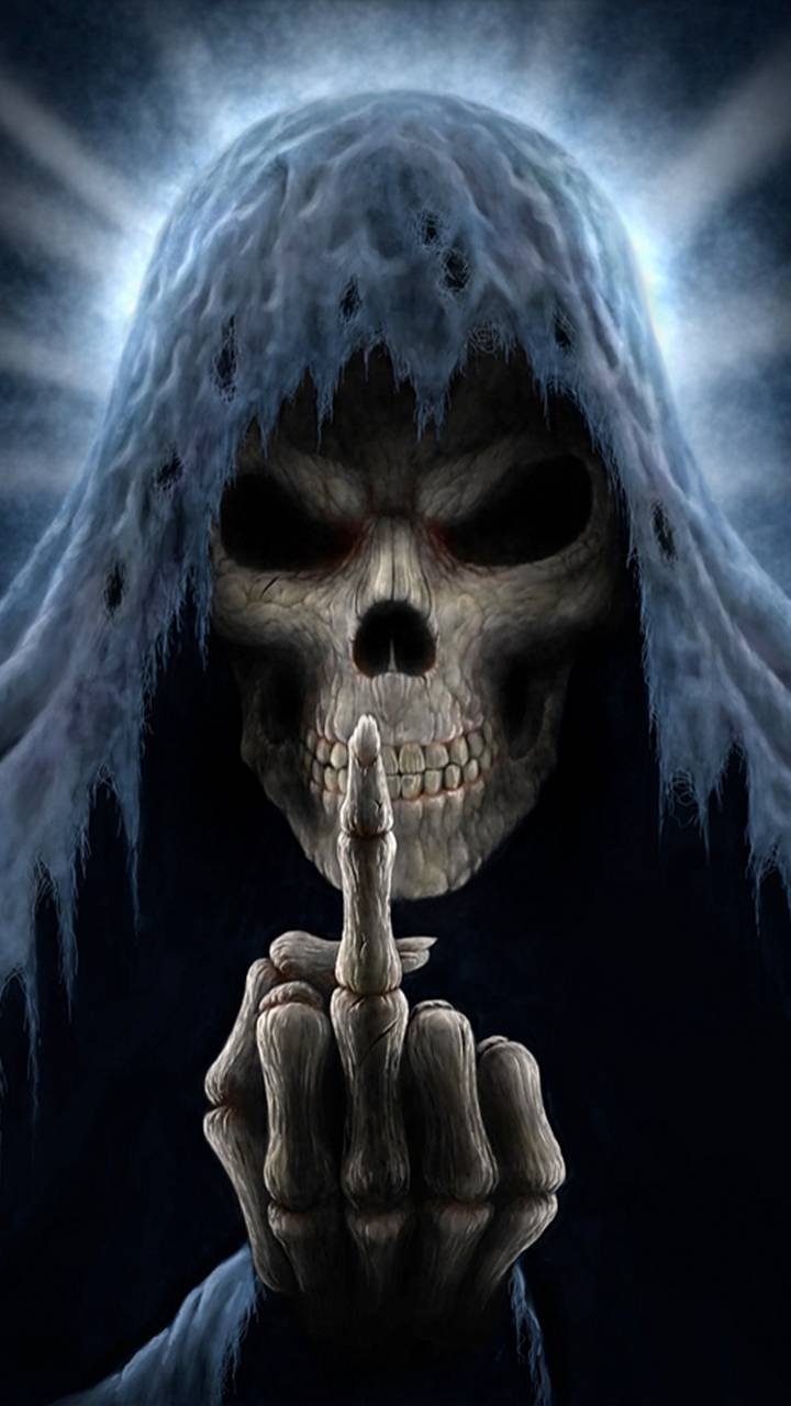 angry skull