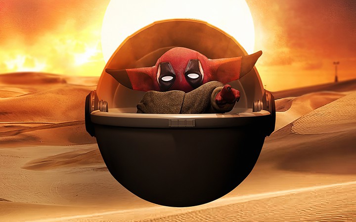 Baby Deadpool.