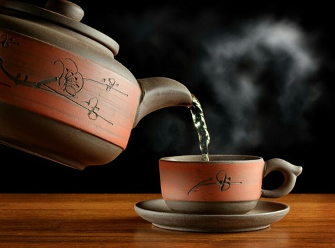 Chinese Tea - Drinking.