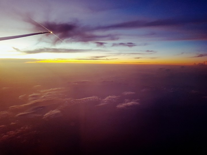 above the clouds