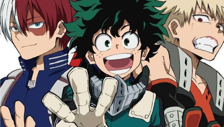 Midoria,Todoroki and Bakuga
